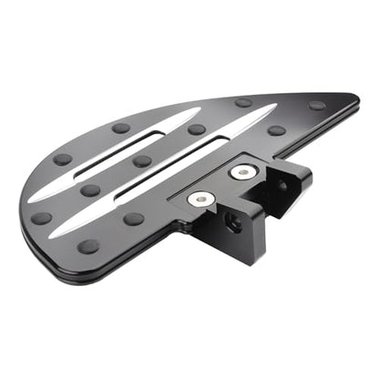 Motorcycle Front Footpegs Rider Footboard for Can Am Spyder F3/F3-S/F3-T 2015+, Anti-Slip Wide Foot Pegs Footrest Driver Floorboards Motorbike Highway Footboard Accessories (Drop Shaped-Front) - style: Drop Shaped-Front