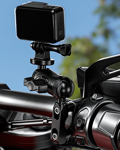 BRCOVAN Aluminum Alloy Mount Base with 1'' TPU Ball | for Motorcycle Brake/Clutch Reservoir, Fit for RAM Mounts B Size 1'' Ball Double Socket Arm & Bike Motorcycle Phone Holder