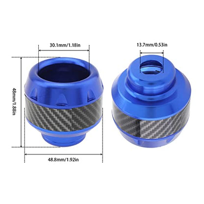 Windance Front Rear Fork Frame Sliders Wheel Crash Protector Falling Protection Universal for Motorcycles Motorbikes Moped Scooters (Blue)