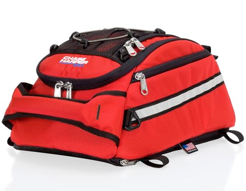 Chase Harper USA 5400 Tail Trunk- Water-Resistant, Tear-Resistant, Industrial Grade Ballistic Nylon - Universal Fit with Adjustable Strap Mounting System – Red - color: Red, size: Tail Trunk
