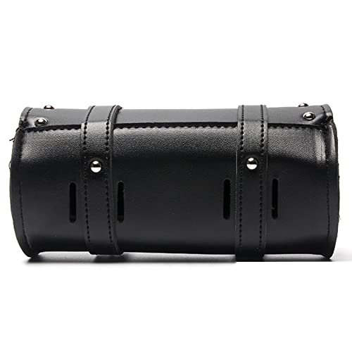Motorbike Fork Bag PU Leather Handlebar Bag Waterproof Motorbike Saddle Bags Motorcycle Accessories