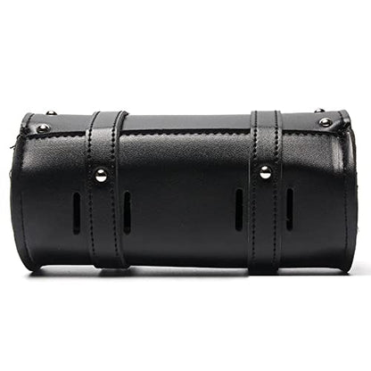 Motorbike Fork Bag PU Leather Handlebar Bag Waterproof Motorbike Saddle Bags Motorcycle Accessories