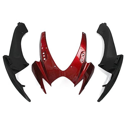FLPRO ABS Plastic Complete Fairings Fit for Suzuki 2006 2007 GSXR600 GSXR750 K6 GSX-R600 GSX-R750 06 07 Injection Mold Motorcycle Bodywork Candy Red Black Cowlings - color: candy red black