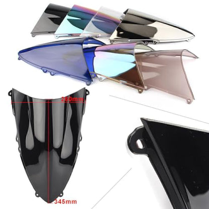 Motorcycle Front Windscreen ABS Plastic Windshield Protection Wind Deflector Screen Application for Ducati 1199 899 Panigale S R 2012-2014 (Clear)
