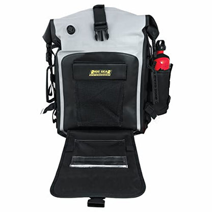 Nelson-Rigg Hurricane Waterproof Backpack/Tail Pack,Black/Gray, 30 Liters