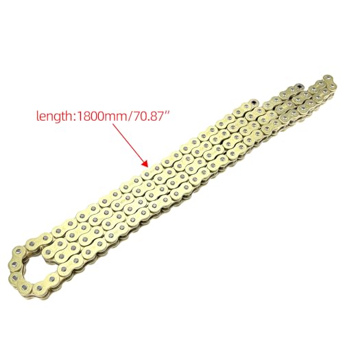 520 Heavy Duty Drive Chain 110 Links O-Ring with Connecting Master Link and Chain Breaker Compatible with Motorcycle ATV UTV Dirt Bike Quad Side by Side