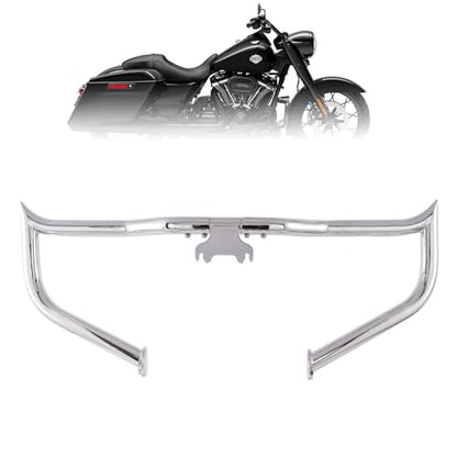 Kinglemc Crash Bar Engine Guard Highway Bar for Harley Davidson Road King Street Glide Electra Glide 14-2025 (Chrome) - color: Chrome, size: 2014-2025 Touring Models except Road Glide/CVO