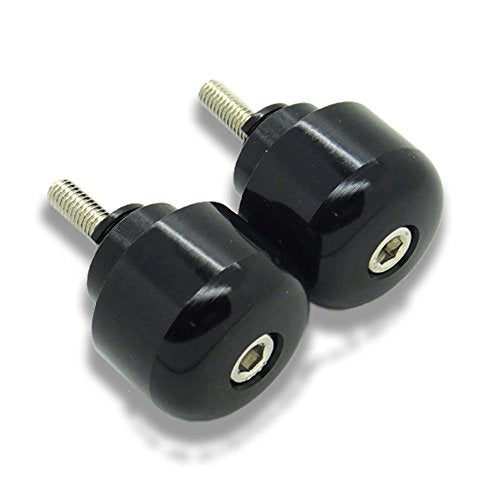 [GT-Speed] Compatible/Replacement for Black CNC Motorcycle Bar Ends 7/8" Handlebar Grips Plugs Cap, Fits Honda (Read Product Description for Model & Year Specification) - color: Black