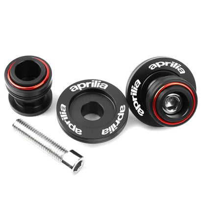 Fit For Aprilia RS660 2024 2025 RS457 Tuono 660 2023 Tuareg 660 RSV4 RSV 1000 R Dorsoduro 1200 CNC Motorcycle Swingarm Spools Sliders Swing arm Spools Stand Screws (Red) - color: Red