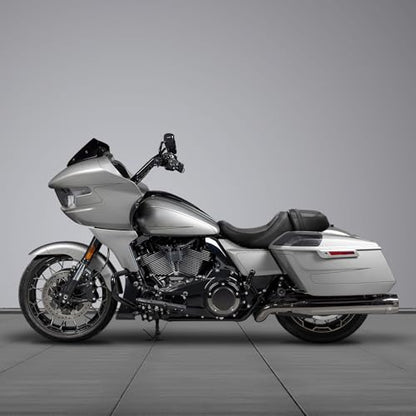C.C. RIDER Low-Profile Rider&Passenger Seat Fit for Harley Touring 2023-2025 CVO Street Glide FLHXSE CVO Road Glide FLTRXSE 2024-2025 Street Glide FLHX Road Glide FLTRX FLTRXSTSE - size: 10# Black