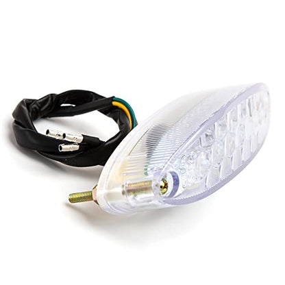 Motorcycle Taillight Universal Brake Stop Light ATV Tail Light - color: White