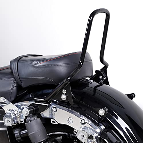 TCT-MOTORPARTS Black Detachable Backrest Sissy Bar w/Docking Hardware Kits Fit For Harley Touring Street Road Glide 2014-2025 - color: Black #1(2014-2025)