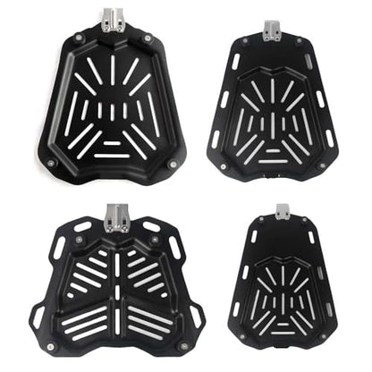 for 45L 55L 65L 80L 100L Motorcycle Rear Luggage Box Bracket Plate Trunk Boot Quick Release Base Shelf Holder - color: 45L