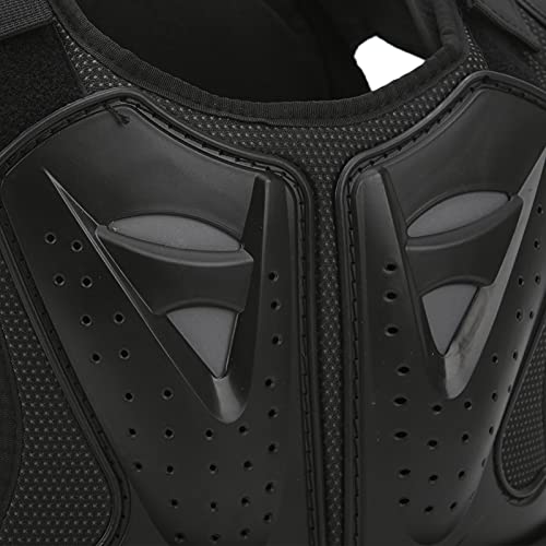 Kids Riding Armor Kids Cycling Armor Youth Body Protector Child Protective Vest Chest Back Protector Reflective Adjustable Hook and for Motorcycle Scooter - size: Medium