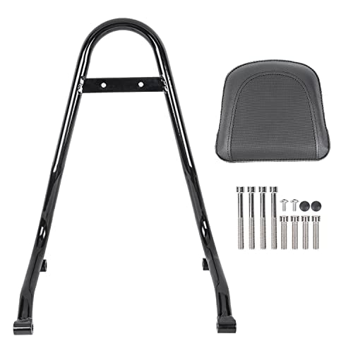 Replacement for B.M.W R18 R 18 R-18 2020 2021 2022 2023 Motorcycle Detachable Sissy Bar Rear Passenger Backrest Back Rest Cushion Seat Pad Rear Backrest Accessories (Black)