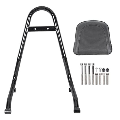 Replacement for B.M.W R18 R 18 R-18 2020 2021 2022 2023 Motorcycle Detachable Sissy Bar Rear Passenger Backrest Back Rest Cushion Seat Pad Rear Backrest Accessories (Black)
