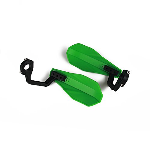 AnXin Motorcycle Handguards 7/8" and 1 1/8" Hand Guard Handlebar Protection Universal for KLX 110 140 KX 65 85 80 112 125 KX100 Dirt Pit Bike ATV Green - color: green