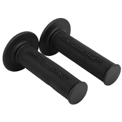 JFG RACING 7/8" Motorctcle Grips,22mm 24mm Non Slip Dirt Bike Hand Handlebar Glue Universal for Most Pit Bike Motercross KLX KX EXC XC SX CRF CR YZ WR DRZ RMZ 50 85 100 150 250 350 450 - color: black