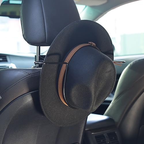 GEEDAR Car Hat Holder Rack for Truck SUV Accessories - Design for Panama Fedora and Flat Brim Hats - size: for Flat Brim Hats