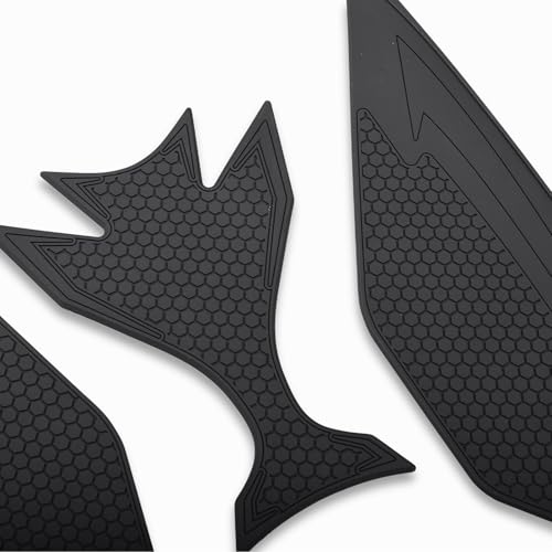 Motorcycle Ninja650 Z650 Fuel Tank Traction Pad Side Gas Knee Grip Protective Sticker Protector (for Kawasaki Vehicle) Years 2018 to 2025 (Black) - color: Black