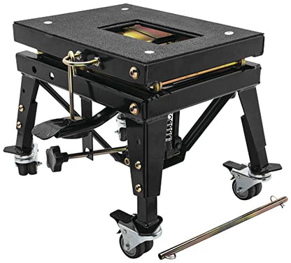 BikeMaster MX Scissor Lift with Wheels, Black