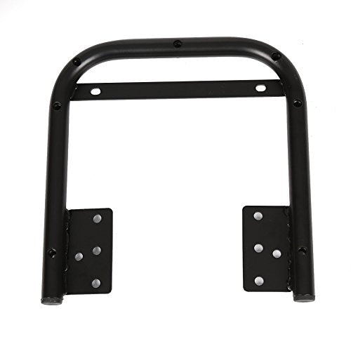 ECOTRIC King Luggage Trunk W/Backrest & Mount Rack Compatible with Harley Davidson Touring Model 2009-2013 Electra Glide/CVO/Road Glide/Road King/Street Glide Top Luggage Rack Carrier Set - color: Black, size: King Luggage Trunk W/ Backrest Pad & Luggage