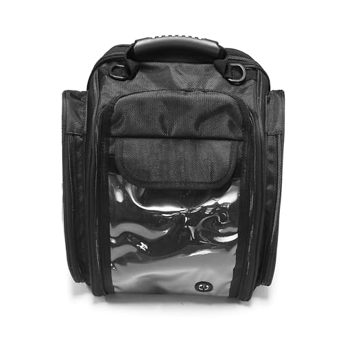 MZS Motorcycle Tank Bag, 19L-24L Expandable Strong Magnetic Gas Tank Bag, Dual Use Waterproof Motorbike Helmet Bag Luggage Storage Backpack fit Street Enduro Sport Adventure Cruiser Touring Bike - size: 24L