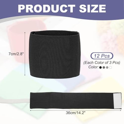 Soccer Captain Armband Elastic Wrist Arm Bands Adjustable Player Team Leader Anti-Slip Badge Sports Accessories - color: Classic Color
