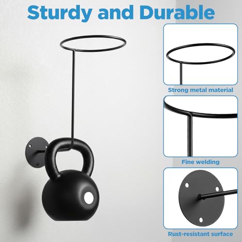 6PCS Helmet Hanger,Metal Motorcycle Helmet Holder Wall Mount Helmets Rack Multifunctional Ball Rack and Hat Hooks for Jacket Coats Basketball Volleyball Football Motorcycle Mask Bike Racks