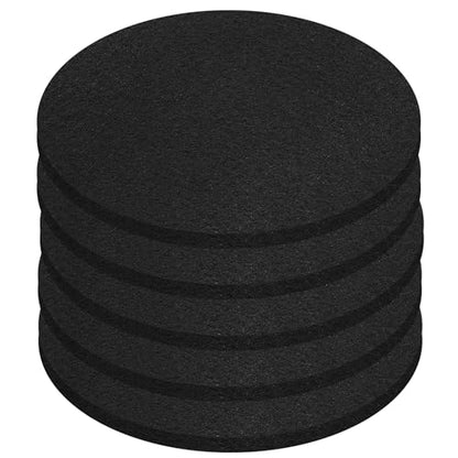 Oil Drain Splash Pad 5 Pcs 15 inch Diameter Oil Pan Splash Guard, Anti Splash Oil Drain Mat, No Splatter Oil Pad Fits Most Oil Drains - Round, Black - color: Round, size: 15"-5PCS