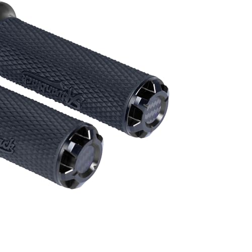 Advanblack AXION Performance Grips, Electronic Throttle Control Grips Compatible with Harley Touring Road Glide Street Glide, Softail - color: Black