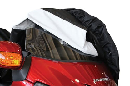 Nelson Rigg USA Defender Extreme Motorcycle Cover; Waterproof; Outdoor All Weather; Fade Resistant; Ventilated; Reflective; Lock Grommets; Storage Bag (Large) - size: Large Motorcycle