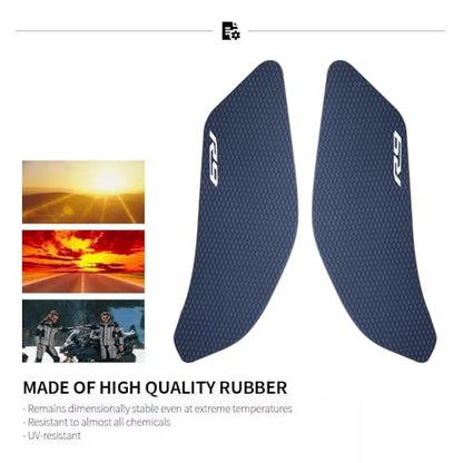 2025 New For YAMAHA YZF-R9 YZF R9 2026 Side Fuel Tank pad Tank Pads Protector Stickers Knee Grip Traction Pad （black）