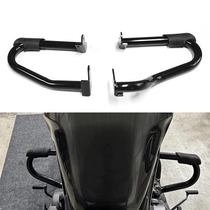 MZS Motorcycle Crash Bar Engine Guard Compatible with Rebel 1100 CMX CMX1100 DCT 2021-2025, 1.25" Highway Bars Frame Guard Tip-Over Protection Black