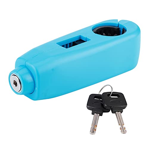 ZJchao Throttle Lock, ATV Locks Theft Handlebar Safety Lock Brake Throttle Grip Theft Brake Universal for Scooter ATV (Blue) - color: Blue