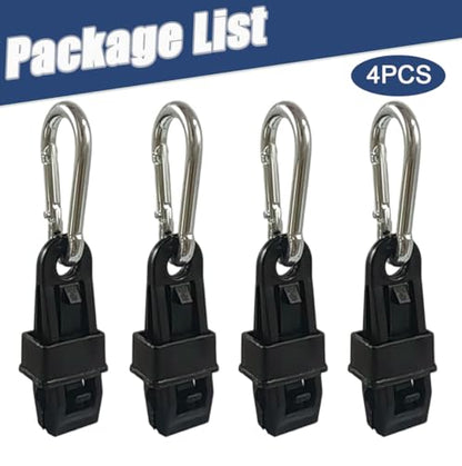 4PCS Heavy-Duty Boxing Glove Clip Holder Karabiner, No-Slip Hanging Hooks for MMA, Muay Thai & Boxing Gloves, Quick-Dry Gear Organizer for Gym Bags & Backpacks