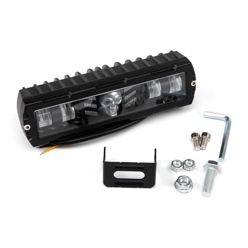 6-Inch Off-Road Vehicle Modified Led External Warning Light Motorcycle Universal High-Brightness Flashing Spotlight Work Light For Trucks Atv Utv Boats(Style A) - style: Style A