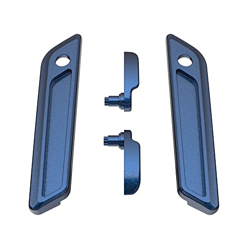 Advanblack Saddlebag Latches Covers, Lid Lifters Levers Fit for 2014+ Harley Touring Hard Saddlebags - Big Blue Pearl - color: Big Blue Pearl
