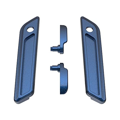 Advanblack Saddlebag Latches Covers, Lid Lifters Levers Fit for 2014+ Harley Touring Hard Saddlebags - Big Blue Pearl - color: Big Blue Pearl