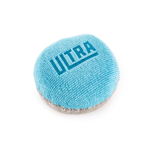 The Rag Company - Ultra Pearl Puck Applicator - Pearl Weave Microfiber with Patented No-Soak Barrier for Applying & Buffing Waxes, Coatings, & Cleaners, 4 Pack