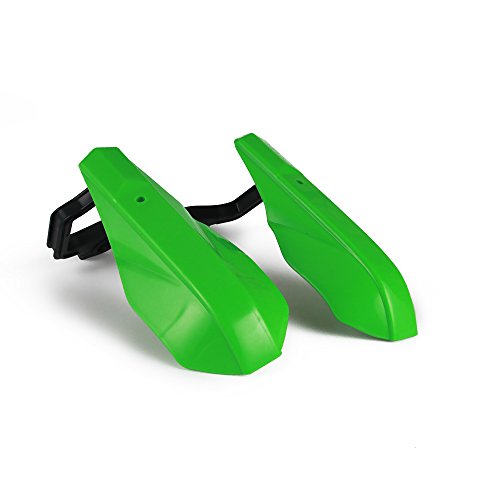 AnXin Motorcycle Handguards 7/8" and 1 1/8" Hand Guard Handlebar Protection Universal for KLX 110 140 KX 65 85 80 112 125 KX100 Dirt Pit Bike ATV Green - color: green