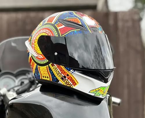 K1 Replacement Helmet Visor,K5 Motorcycle Helmet Face Shield Compatible with K1 K1S K3SV K5 K5S (Deep Smoke) - color: Deep Smoke