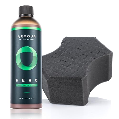 Armour Detail Supply Hero & Ultra Safe Sponge Rinseless Wash Bundle