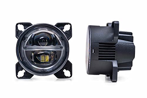 Morimoto BI-LED High/Lowbeam, Sealed3 LED Headlight Housing, Universal 90mm DOT Approved Projector, Ultra Bright Plug and Play Upgrade for Custom Cars, Motorcycles, Motorhomes, Buses, etc. (1x LF802)