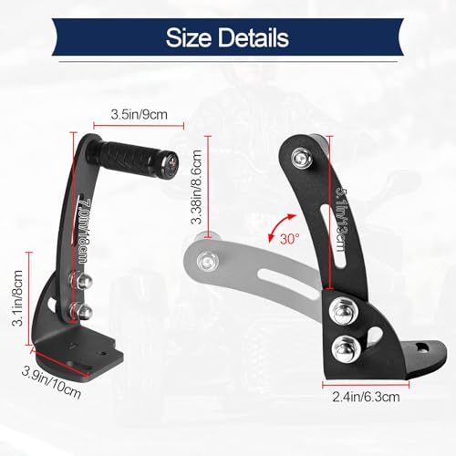 Adjustable Aluminium Driver Foot Rest Extension Highway Foot Pegs Fits For Can Am Spyder F3 Models 2015-2026 Accessories (3D Skull Design) - color: Footpegs for Spyder F3 2015-2026