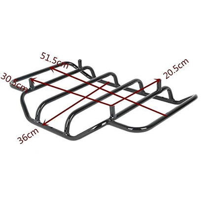 Black King Tour Luggage Trunk Backrest Rack Set Fit for Harley 2014-2025 Touring Road KingRoad Glide Street Glide Electra Glide Ultra-Classic - color: King Pack Trunk Set #3