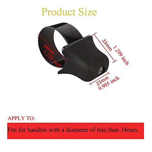 2 Pack Cruise Assist Throttle Control Lock Ergonomic Grip Universal Clamp Mounted Controller for Electric Scooter Booster e-Bike Motorcycle Dirt Bike ATV Standard 7/8" Handlebar Cruiser