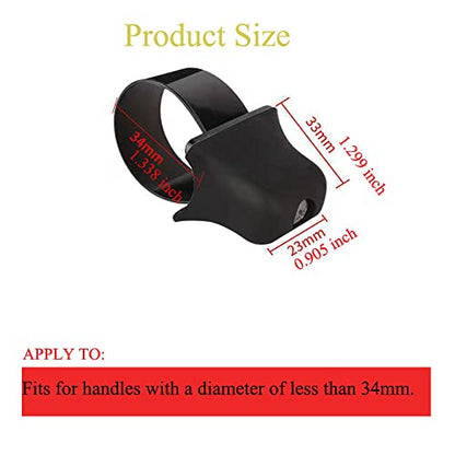 2 Pack Cruise Assist Throttle Control Lock Ergonomic Grip Universal Clamp Mounted Controller for Electric Scooter Booster e-Bike Motorcycle Dirt Bike ATV Standard 7/8" Handlebar Cruiser
