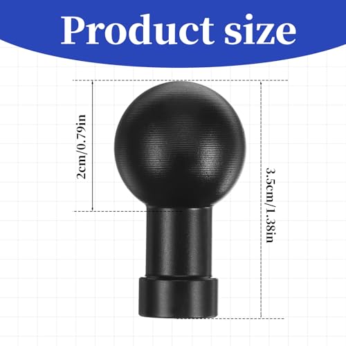 Vin Beauty 20mm Ball Head Mount Aluminum 1/4"-20 Screw Male/Female Adapter for Action Camera Phone Helmet Stand GPS Holder Bracket
