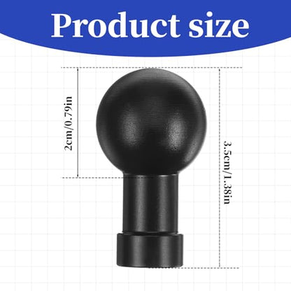 Vin Beauty 20mm Ball Head Mount Aluminum 1/4"-20 Screw Male/Female Adapter for Action Camera Phone Helmet Stand GPS Holder Bracket